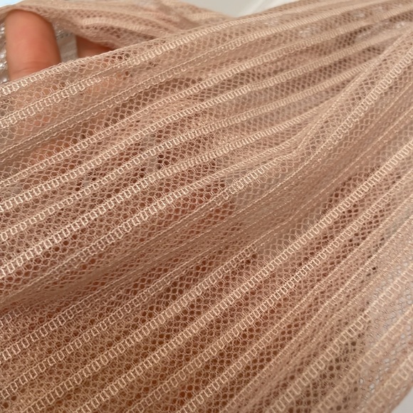 Babaton sheer overlay with Peplum sleeves Sz XS - Picture 5 of 5